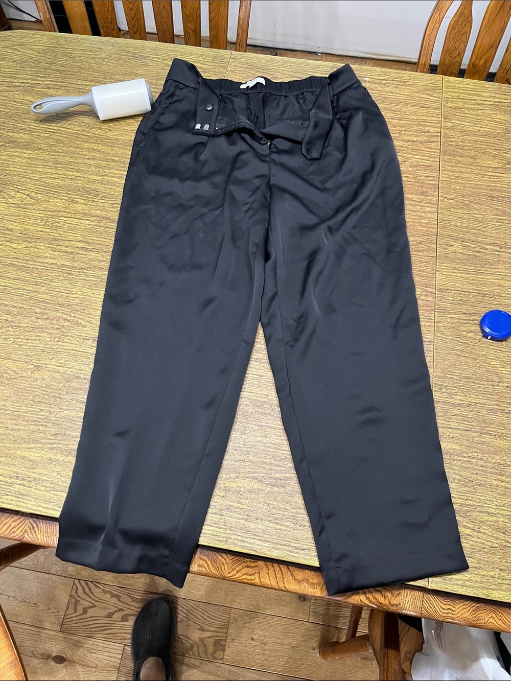 Black Dress shining material